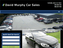 Tablet Screenshot of davidmurphycarsales.ie